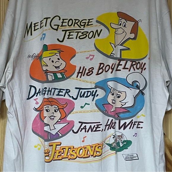 Vintage 1990 The Jetsons Hanna-Barbera Changes Tshirt Size XL - Picture 2 of 6